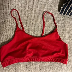 Four Athletics Red Sports Bra